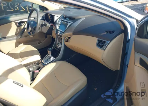 2011 Hyundai Elantra Limited (Ulsan Plant) from USA, damaged, VIN KMHDH4AE5BU127989